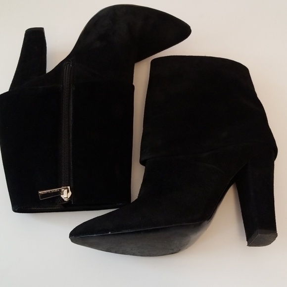 Vince Camuto Shoes - Vince Camuto Suade Block Heel Booties